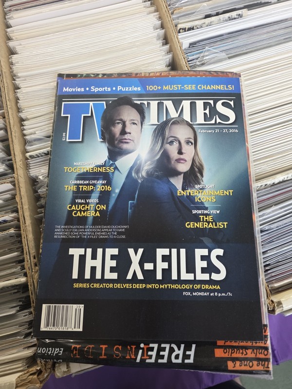 Tv Times X-files February 2016