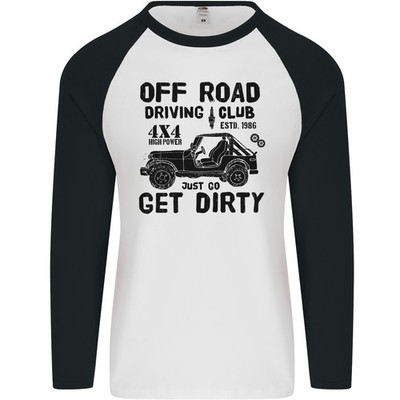Fruit of the Loom Get Dirty 4x4 Off Road Club T-Shirt Herren Slim 3XL