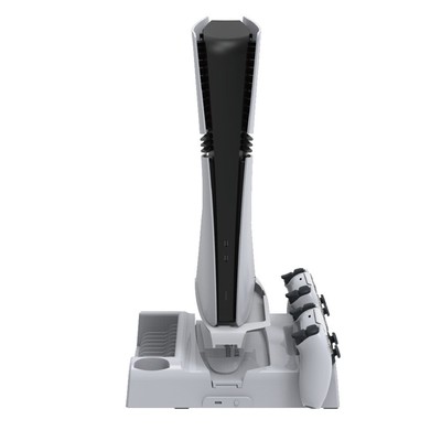 Kühlstation für PS5 Pro mit Dual Ladestation und Spiele Organizer
