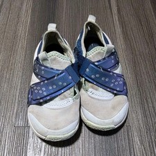 Nike Unisex Kids Athletic Shoes White Blue Hook Loop Low Top 10C