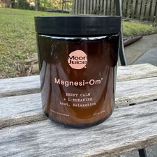 Moon Juice Magnesi-Om Relaxation + Sleep- Berry Calm L-Theanine 4.2oz Exp. 02/26