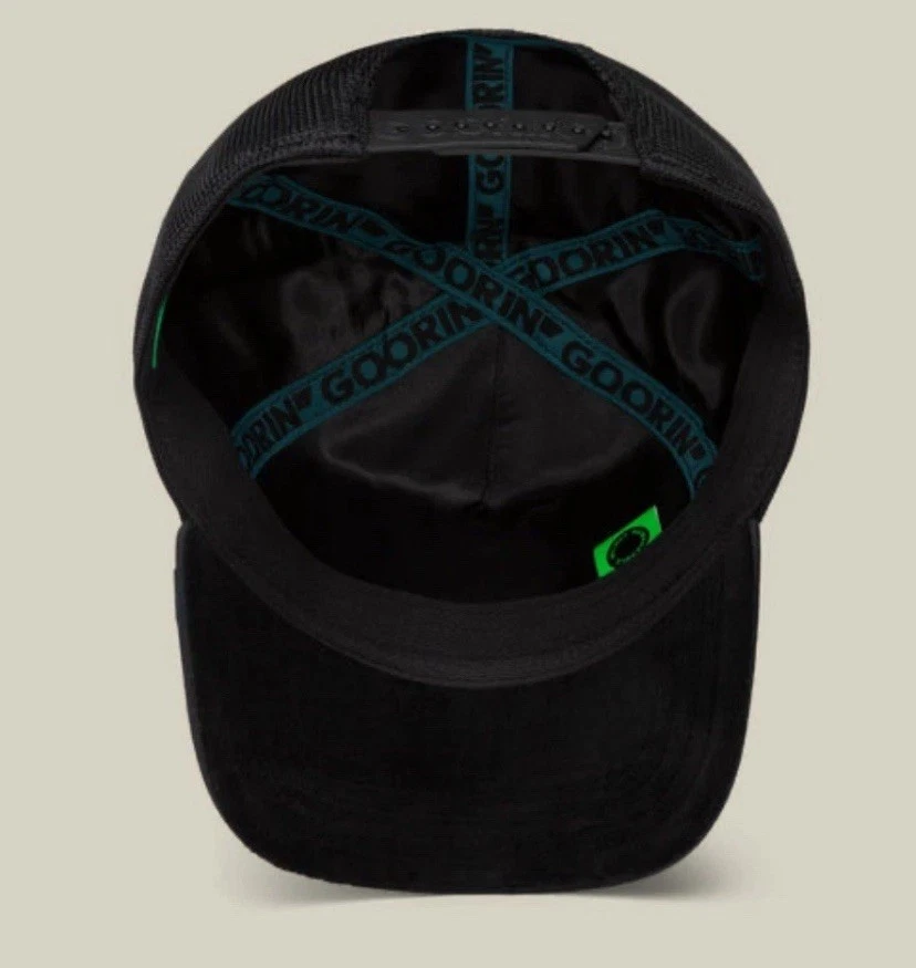 Nuevo con etiquetas Goorin Farm Friday Trucker “Más raro que raro” Dragón mítico RARO Nuevo sombrero a presión Foto 3 de 4