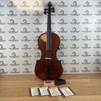 Antique 14 Inch Viola with Case Bow Rosin and Super-Sensitive Strings Youth