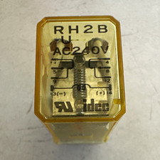 IDEC RH2B RH2B-U AC240V Plug-In Relay 240VAC Coil 10A DPDT 8-Pin