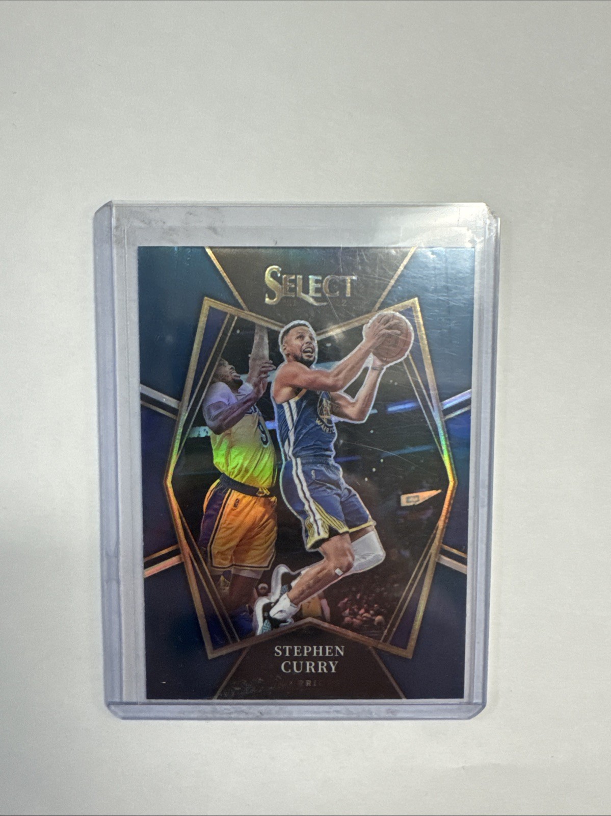 2021-22 Panini Select - Premier Level Stephen Curry #121 Blue Prizm