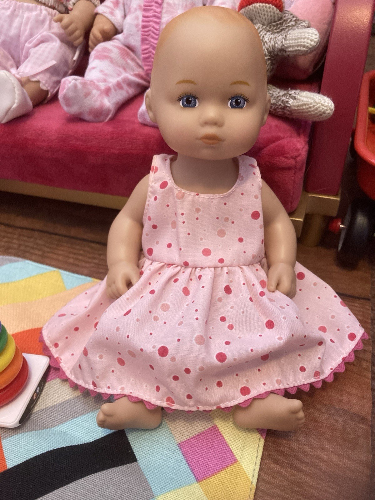 American Girl Little Bitty Baby Outfit Dress Corolle Brand 8 Inch Doll