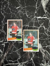 (2) Brian Propp 1980-81 Topps Rookie Card #39 Philadelphia Flyers. rookie card picture