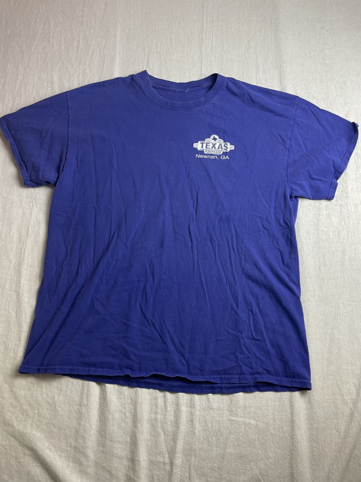 Texas Roadhouse Newnan Georgia Back The Blue Mens XL Souvenir Crewneck Shirt