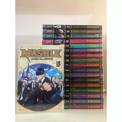 Manga Mashle Magic and Muscles English Set Volume 1-18 Comic Book - Express