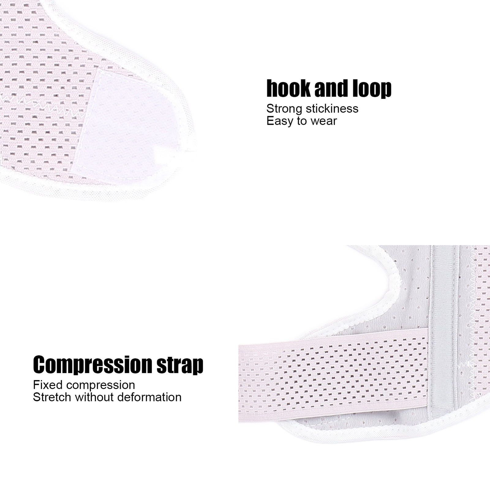 Elastic Patella Brace Knee Belt Support Fastener Adjustable Strap Kneepad Fo HEN