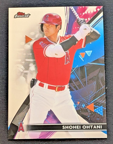 Shohei Ohtani 2021 Topps Finest #54 Iconic Samurai 👘 Pose LA Angels 