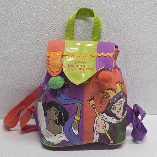 Vintage Walt Disney Hunchback of Notre Dame Kids Mini Backpack Bag