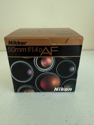 Nikon AF Nikkor 50mm F1.4 D AF-D Autofocus Lens -Clean-