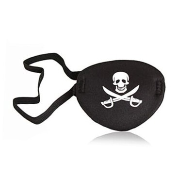 Pirate Eye Patch Skull Crossbone Eye Patch Eye Mask for Halloween Lazy Eye 