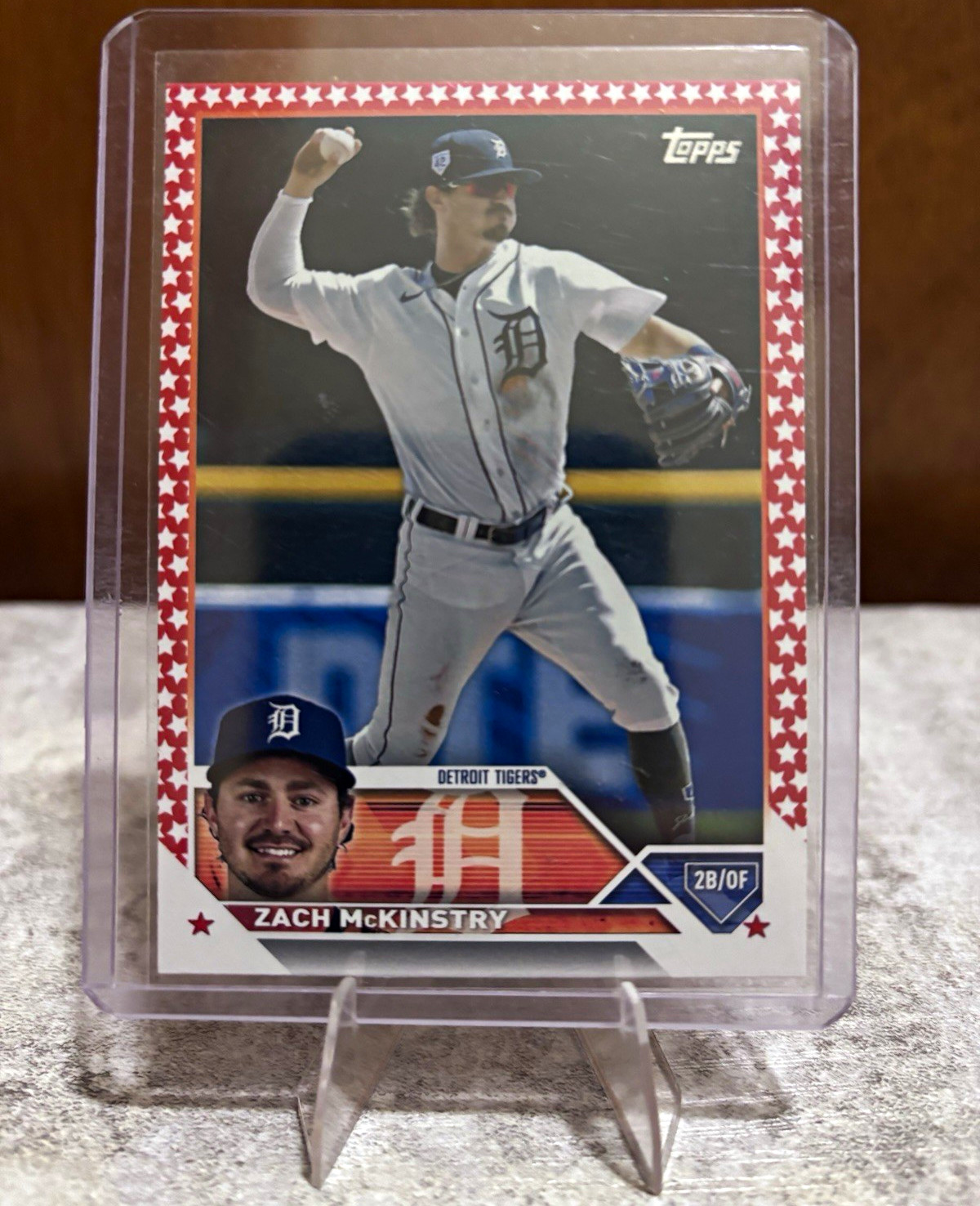 Topps 2023 Update Zach McKinstry Detroit Tigers #US175 Independence Day #13/76