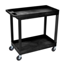 Luxor EC11-B E Series Two Shelf Utility Cart ec11b 