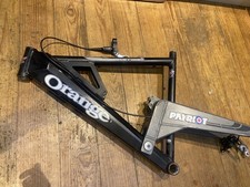 orange patriot full suspension mountain bike frame 16" medium 26" wheel