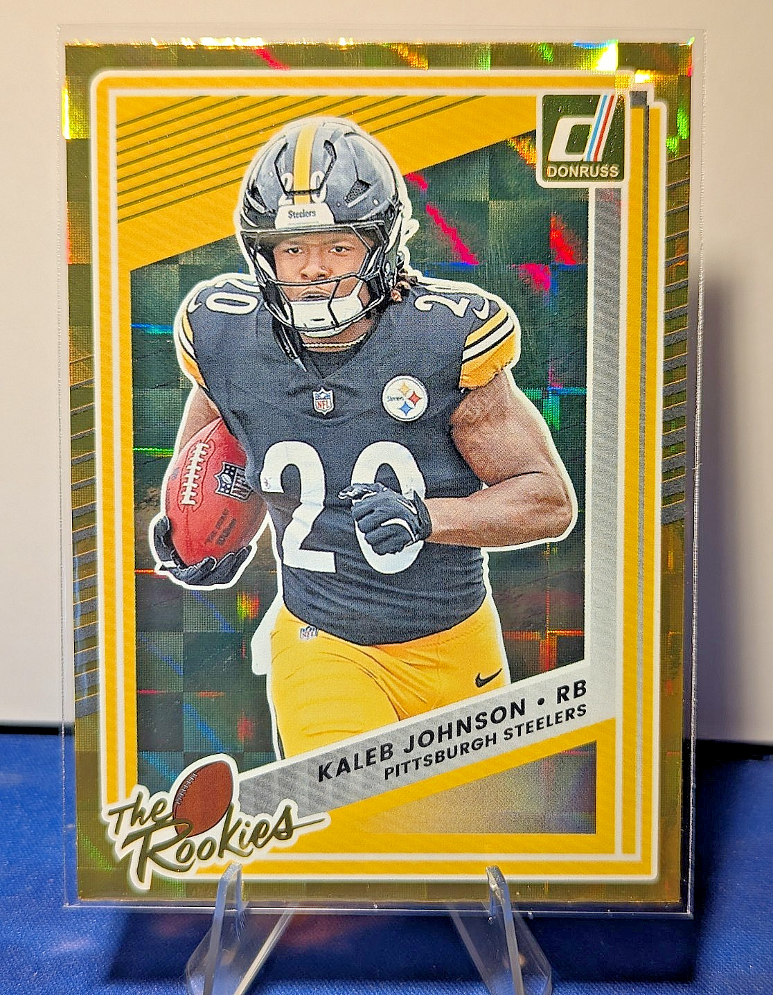 2025 Panini Donruss The Rookies Kaleb Johnson #20 (RC)