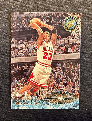 Michael Jordan 1995-96 Topps Stadium Club #1 Chicago Bulls NBA