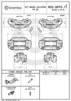 Brembo Bremssattel Prime - Caliper - P4.32 920997017 Aluminium