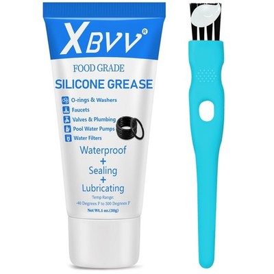 XBVV Plumber Silicone Grease Lubricant for Plumbing Faucet translucent white 