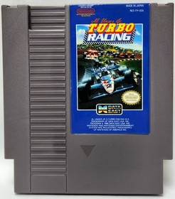Al Unser Jr Turbo Racing Nintendo NES Game CIB Complete in Box w/ Manual -Tested