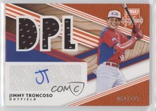 2020 Elite Extra Edition DPL Material Signatures Orange Jimmy Troncoso Auto g2u