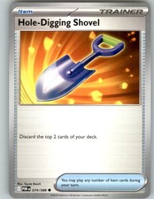 Pokemon Hole-Digging Shovel Common POR 074/088 NM