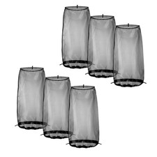 6 Stück Perücken-Aufbewahrungstaschen, Verstellbare Perückentasche mit Kord5274