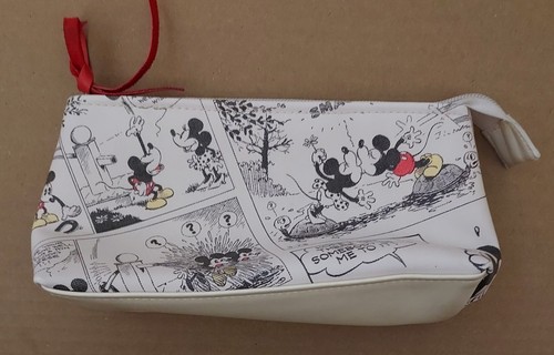Disney Mickey Mouse Kosmetiktasche veganes Leder Reißverschlussbeutel - Bild 2 von 16