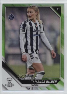 2021 Chrome UEFA Women's Champions League 20/99 Amanda Nilden #39 Rookie RC 1o2