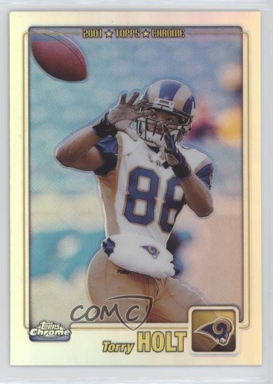 2001 Topps Chrome Refractor 279/999 Torry Holt #179 00d2
