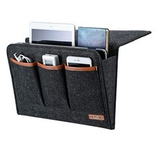 Zafit Bedside Caddy, 6 Pockets Large Size Bedside Storage Organizer Bedside