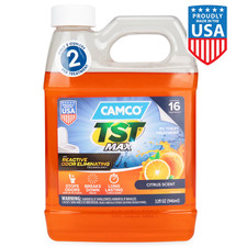 Camco TST MAX Strength Orange Scent RV Toilet Treatment Formaldehyde Free Brea