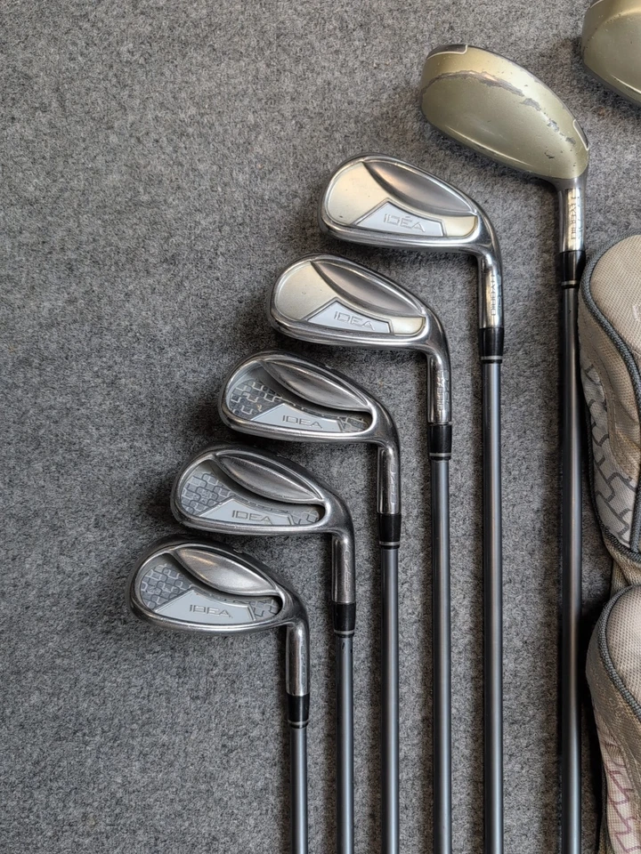 Adams Idea A7OS Combo Set Women's Drive (1,3,5) Hybrid (4,5,6) Irons (7,8,9,P,S) - Image 2 of 4