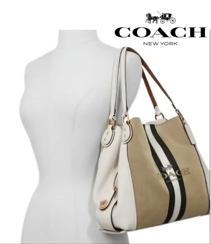NWTCoach Horse & Carriage Jacquard Edie 31  69815 Shoulder Bag