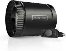 RAXIAL S6Inline Booster Duct Fan 6" - Low Noise HVAC Blower with Speed Control