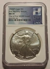 2024(P) SILVER EAGLE $1 STAR PRIVY NGC MS70 ONE OF FIRST 50,000 ISSUED 8TH ERA
