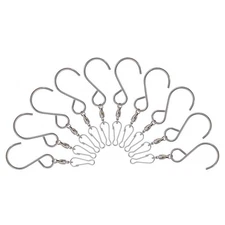 10 Pcs Swivel Wall Hook Stainless Steel Bearing Hooks Hanging Clips