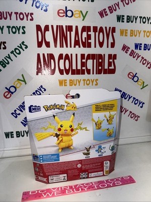 MEGA BLOKS - Pokemon: Build & Show Pikachu, 205 Piece Building Toy Set New  
