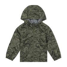 Boys' Lightweight Windbreaker Jacket Olive