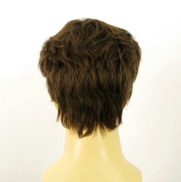 Perruque Pour Homme En Cheveux Naturels 100% - Châtain Clair - Bonnet Moyen