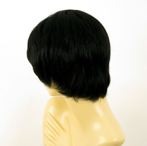 Perruque Femme Courte Blonde 100% Cheveux Naturels - Ref Laetitia 22, Neuf
