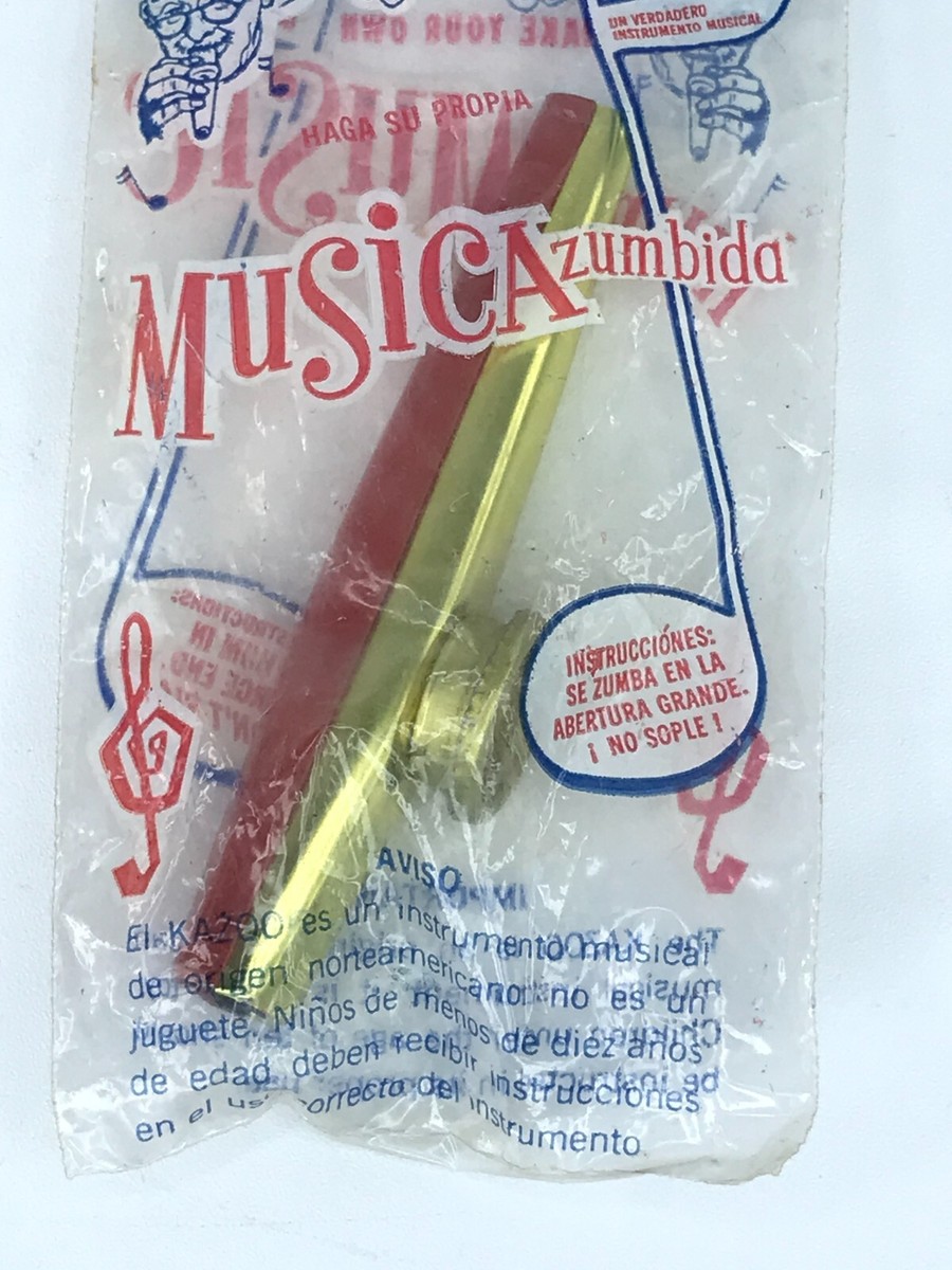Vintage Original Kazoo New In Package, Metal, Red | eBay