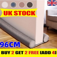UK Seal Strip Waterproof Draught Excluder Stopper Double Foam Door Bottom Guard