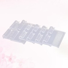 10 Pcs Transparent PVC Price Tag Holders Shelf Label Holder Price Tags