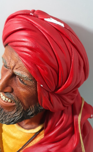 Vintage Collectable 1967 Bossons England Chalkware Pathan Warrior Wall Art - Picture 14 of 21