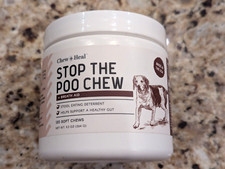 Chew Heal Stop the Poo Chew Breath Aid Coprophagia 120 Soft Chews 9.3 oz 120ct