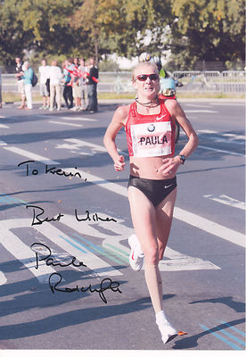 PAULA RADCLIFFE signiertes 12x8 Foto MARATHON CHAMPION COA
