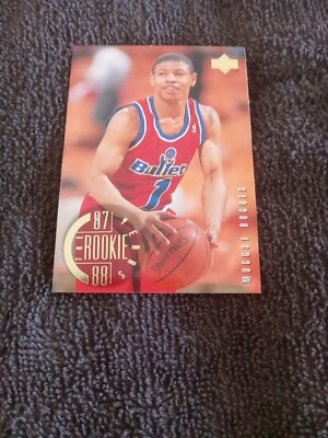 1995 Upper Deck Muggsy Bogues Washington Bullets '87-'88 The Rookie ...